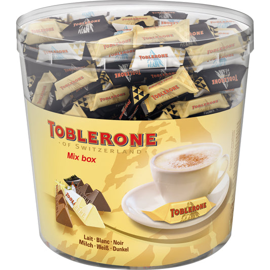 Toblerone Schokolade Mini 113 x 8 g/Pack.