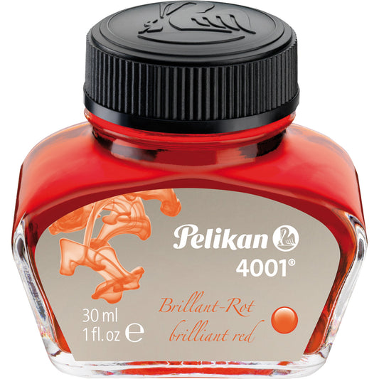 Pelikan Tinte 4001 Glas brillantrot 30ml
