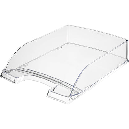 Leitz Briefablage Transparent Plus DIN A4 Polystyrol Farbe: glasklar