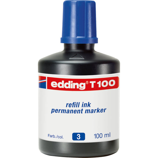 edding Nachfülltinte Marker T100 Flasche blau 100ml