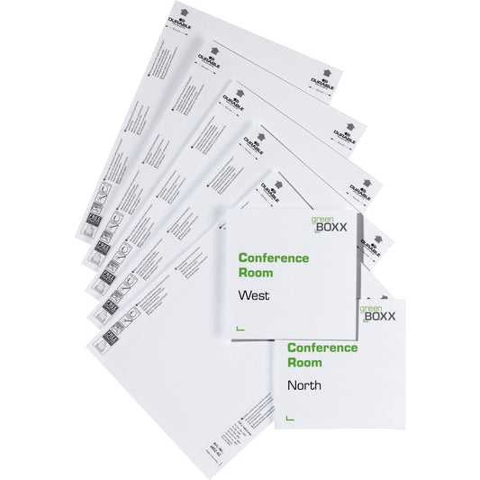 DURABLE Einsteckschild DOOR SIGN REFILL 149 x 148,5 mm (B x H) Karton weiß 20 St./Pack.