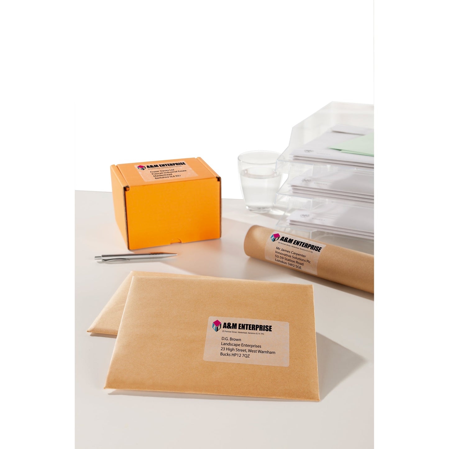 Avery Zweckform Adressetikett QuickPEELT 96 x 50,8 mm (B x H) Polyester transparent 250 Etik./Pack.
