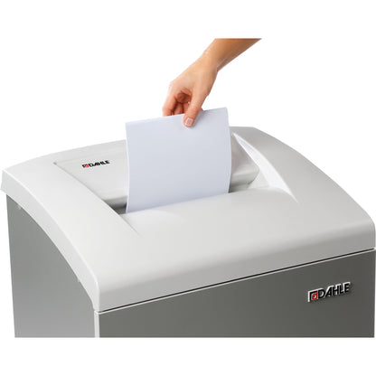 DAHLE Aktenvernichter 406 P-4 Papier, Heftklammern, Büroklammern, Kreditkarten, CDs/DVDs Partikelschnitt silbergrau