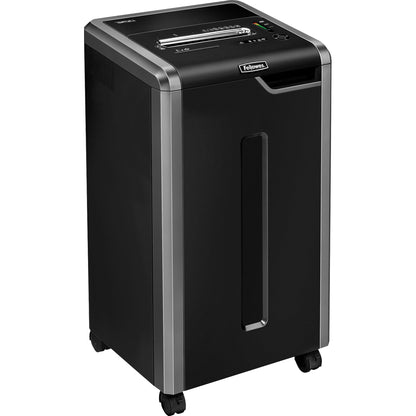 Fellowes® Aktenvernichter Powershred® 325Ci P-4 Papier, Heftklammern, Büroklammern, Kreditkarten, CDs/DVDs Partikelschnitt 24 Bl. silber/schwarz