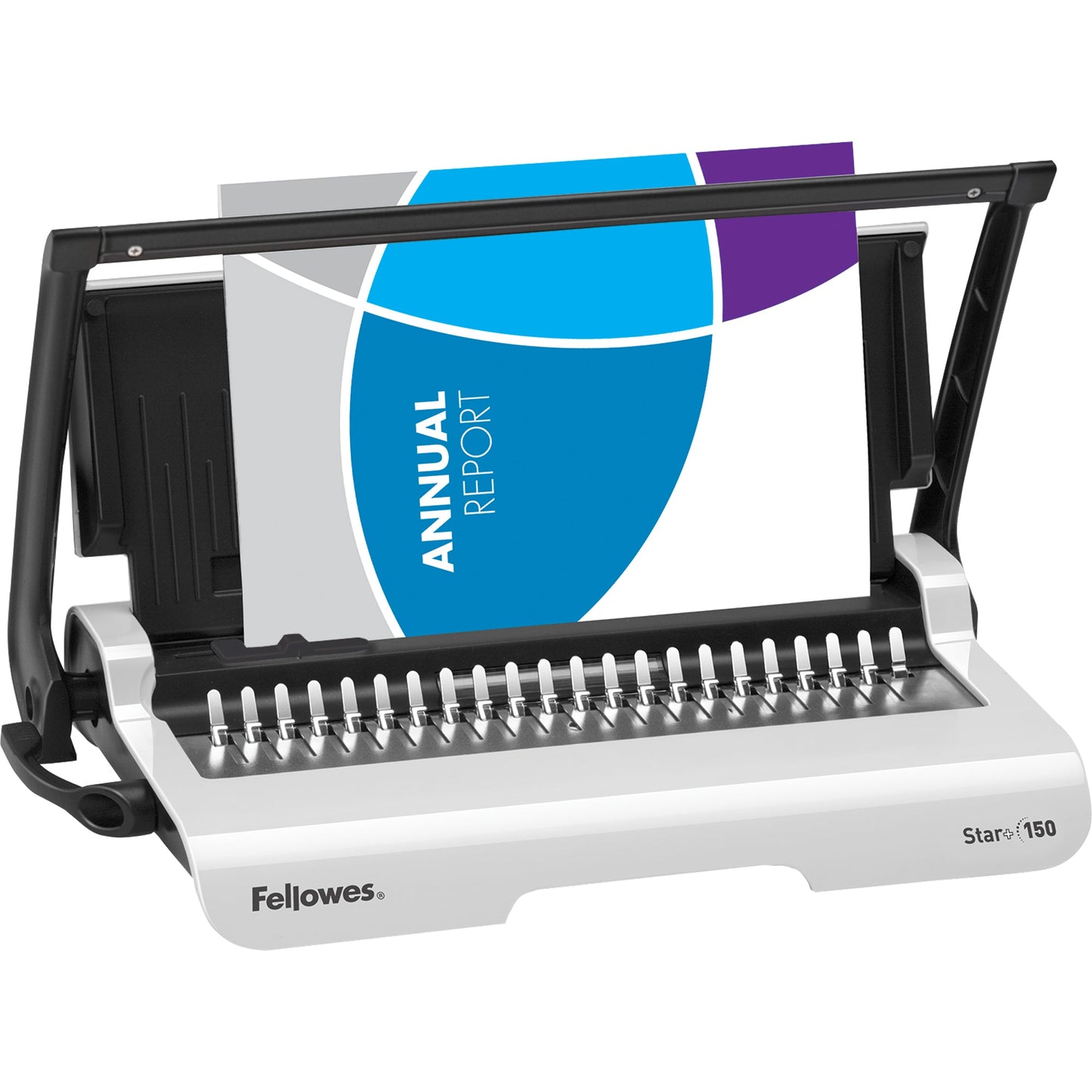 Fellowes® Plastikbindegerät Star+ 44,8 x 8 x 28 cm (B x H x T) DIN A4 19mm weiß