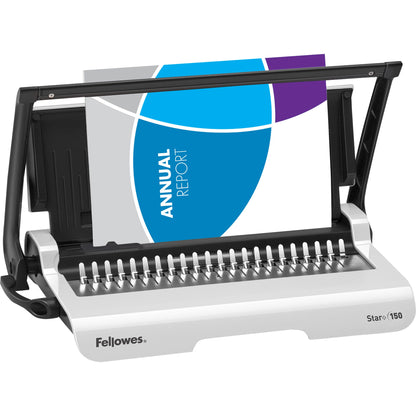Fellowes® Plastikbindegerät Star+ 44,8 x 8 x 28 cm (B x H x T) DIN A4 19mm weiß