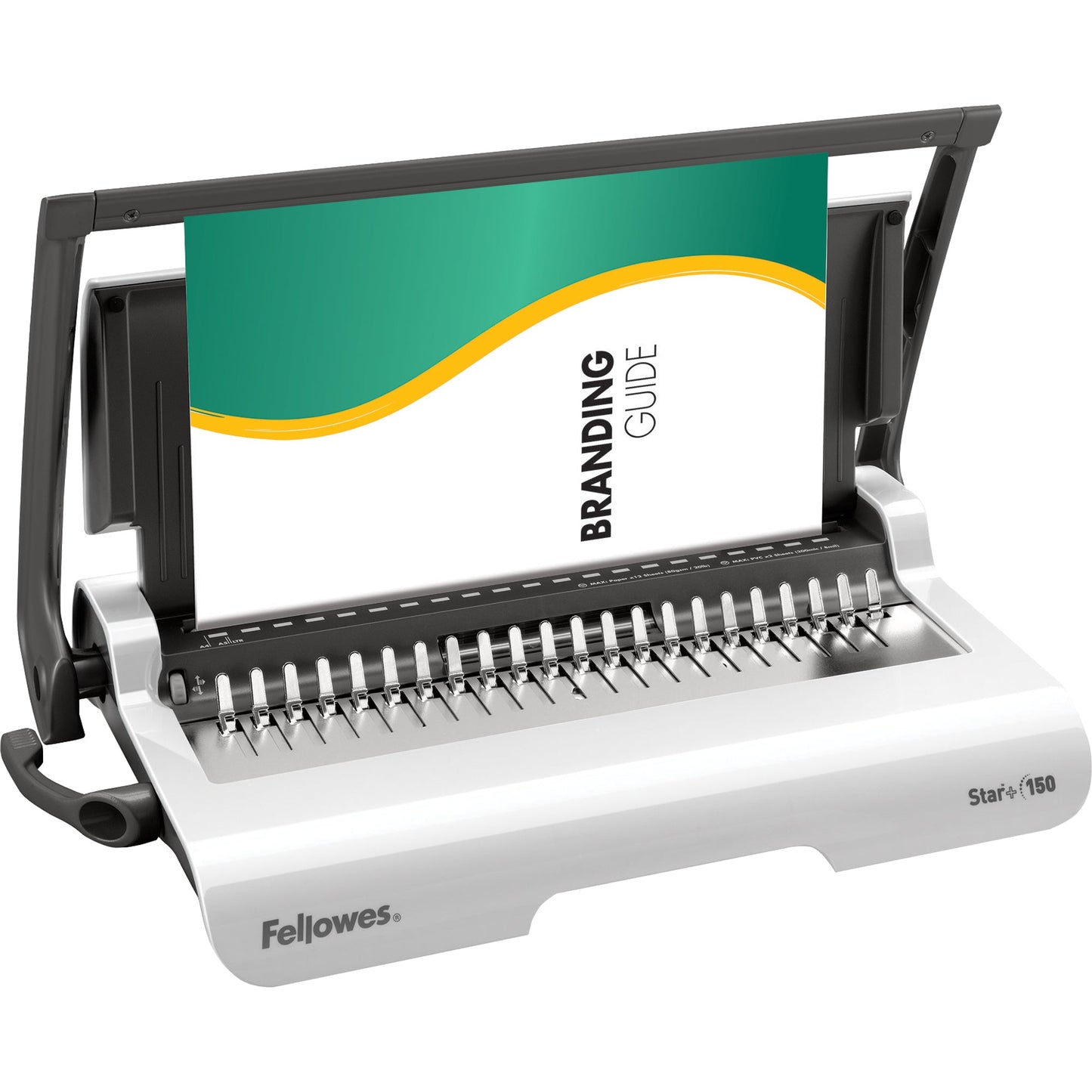 Fellowes® Plastikbindegerät Star+ 44,8 x 8 x 28 cm (B x H x T) DIN A4 19mm weiß