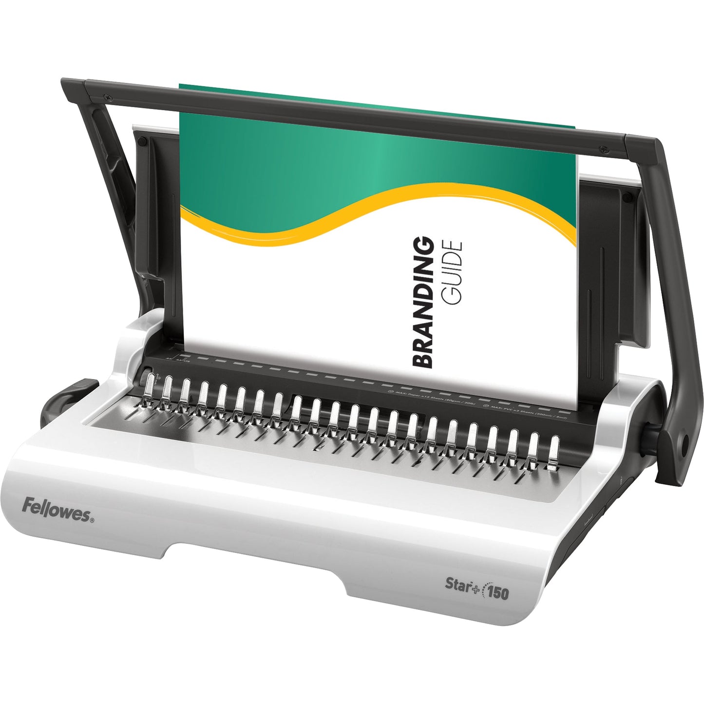 Fellowes® Plastikbindegerät Star+ 44,8 x 8 x 28 cm (B x H x T) DIN A4 19mm weiß