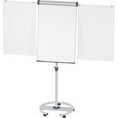MAUL Mobiles Flipchart MAULsolid mit Ablageschale Stahl silber