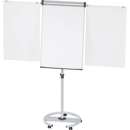MAUL Mobiles Flipchart MAULsolid mit Ablageschale Stahl silber