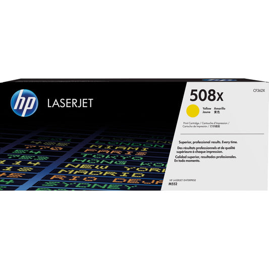 HP Toner Originalzubehör 508X ca. 9.500 Seiten gelb