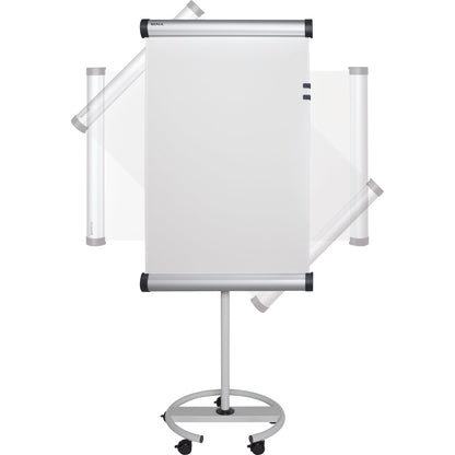 MAUL Flipchart MAULsolid flip2use 66 x 97 cm (B x H) 196cm Stahl weiß