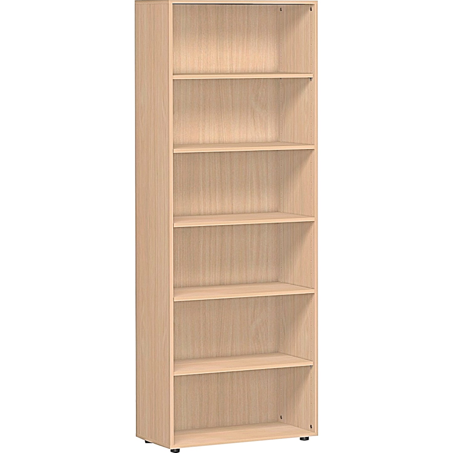 Geramöbel Regal Flex 800 x 2.160 x 400 mm (B x H x T) 5 Fachböden Dreischicht-Feinspan, melaminharzbeschichtet buche