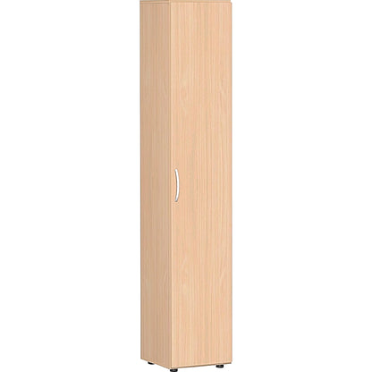 Geramöbel Flügeltürenschrank Flex 400 x 2.160 x 420 mm (B x H x T) 5 Fachböden Dreischicht-Feinspan Farbe: buche