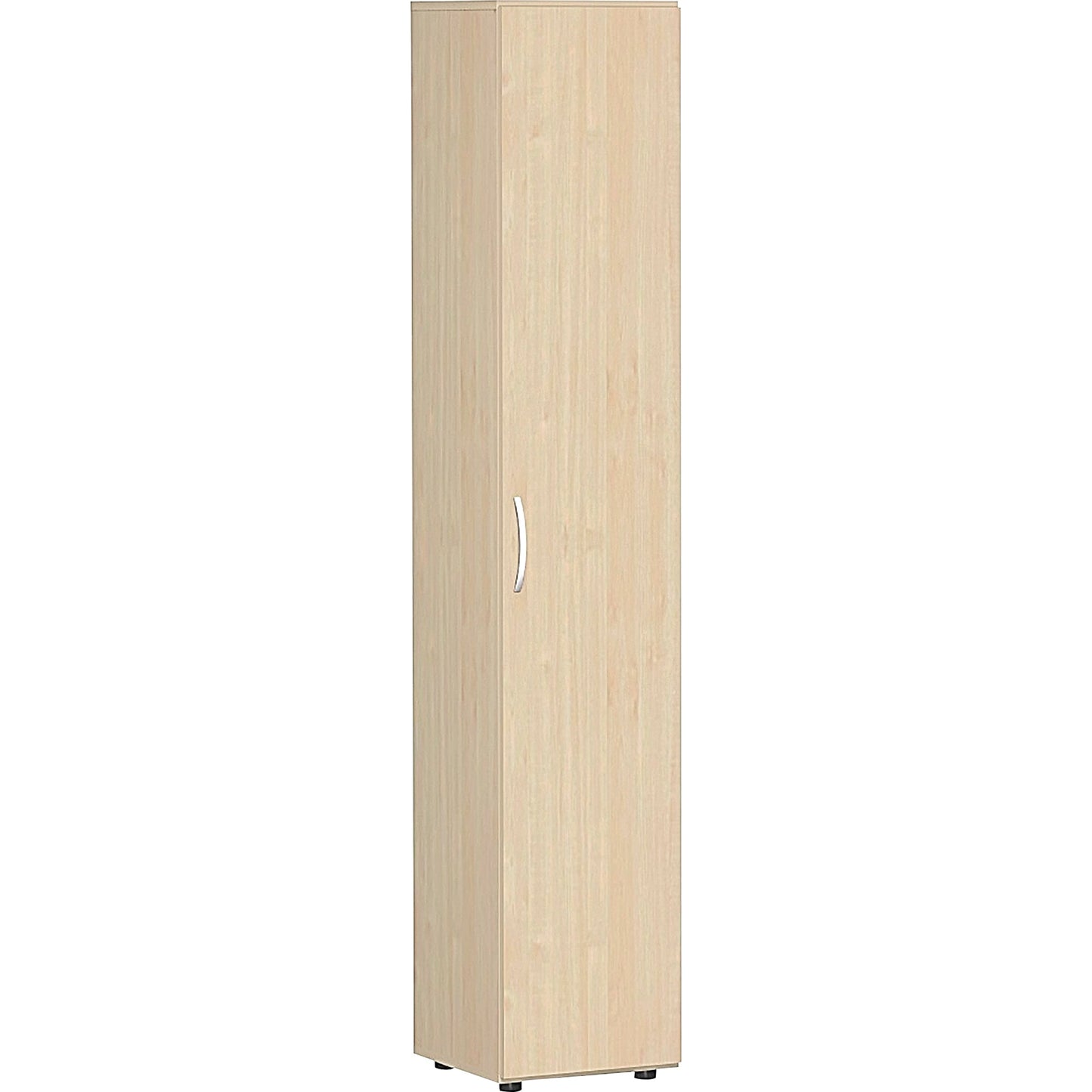 Geramöbel Flügeltürenschrank Flex 400 x 2.160 x 420 mm (B x H x T) 5 Fachböden Dreischicht-Feinspan Farbe: ahorn
