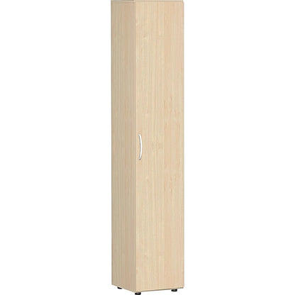 Geramöbel Flügeltürenschrank Flex 400 x 2.160 x 420 mm (B x H x T) 5 Fachböden Dreischicht-Feinspan Farbe: ahorn