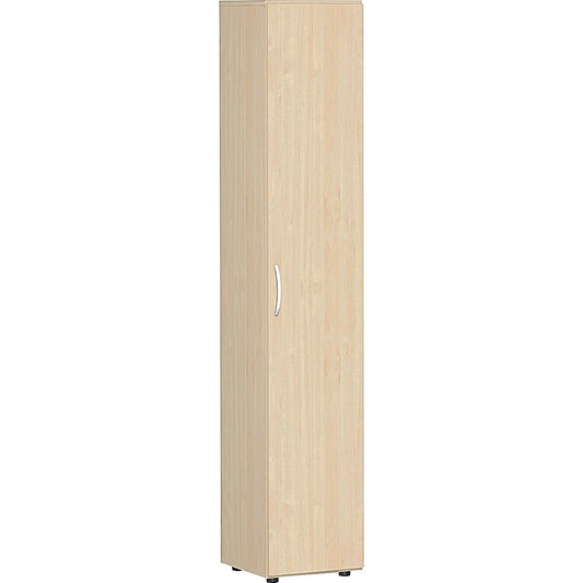 Geramöbel Flügeltürenschrank Flex 400 x 2.160 x 420 mm (B x H x T) 5 Fachböden Dreischicht-Feinspan Farbe: ahorn