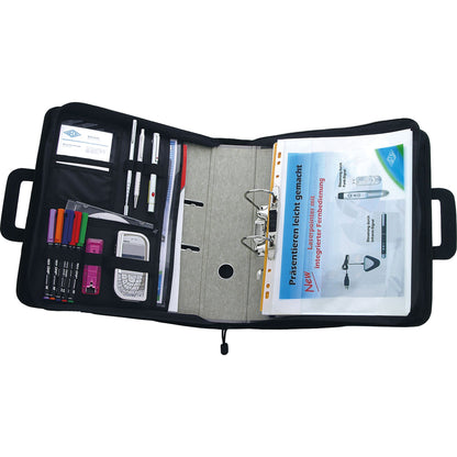 WEDO® Konferenzmappe 67 x 34,5 x 8 cm (B x H x T) Polyester schwarz