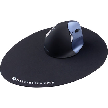 BakkerElkhuizen Mauspad Egg Ergo 23 x 0,2 x 30 cm (B x H x T) Gummi/Polyester/Gewebe schwarz