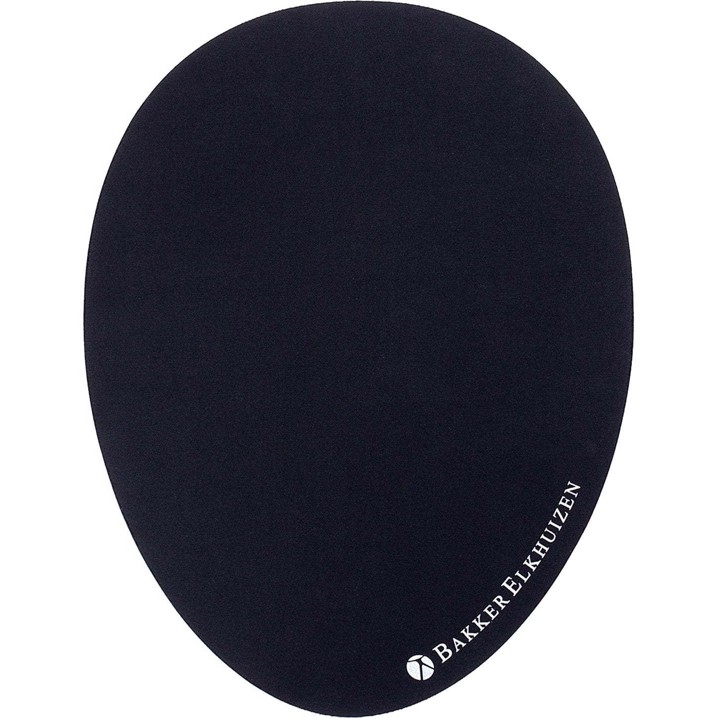 BakkerElkhuizen Mauspad Egg Ergo 23 x 0,2 x 30 cm (B x H x T) Gummi/Polyester/Gewebe schwarz