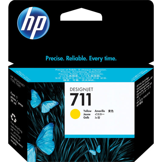 HP Tintenpatrone Originalzubehör 711 gelb 29ml