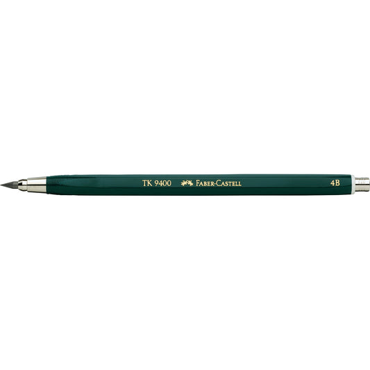 Faber-Castell Fallminenstift TK® 9400 3,15mm 4B ohne Radierer dunkelgrün