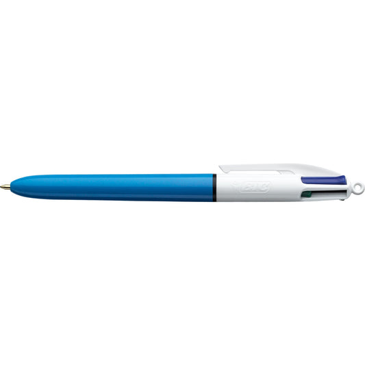 BIC® Mehrfarbkugelschreiber 4 Colours® Original 0,4mm rot, blau, grün, schwarz Refill 4 colours Druckmechanik