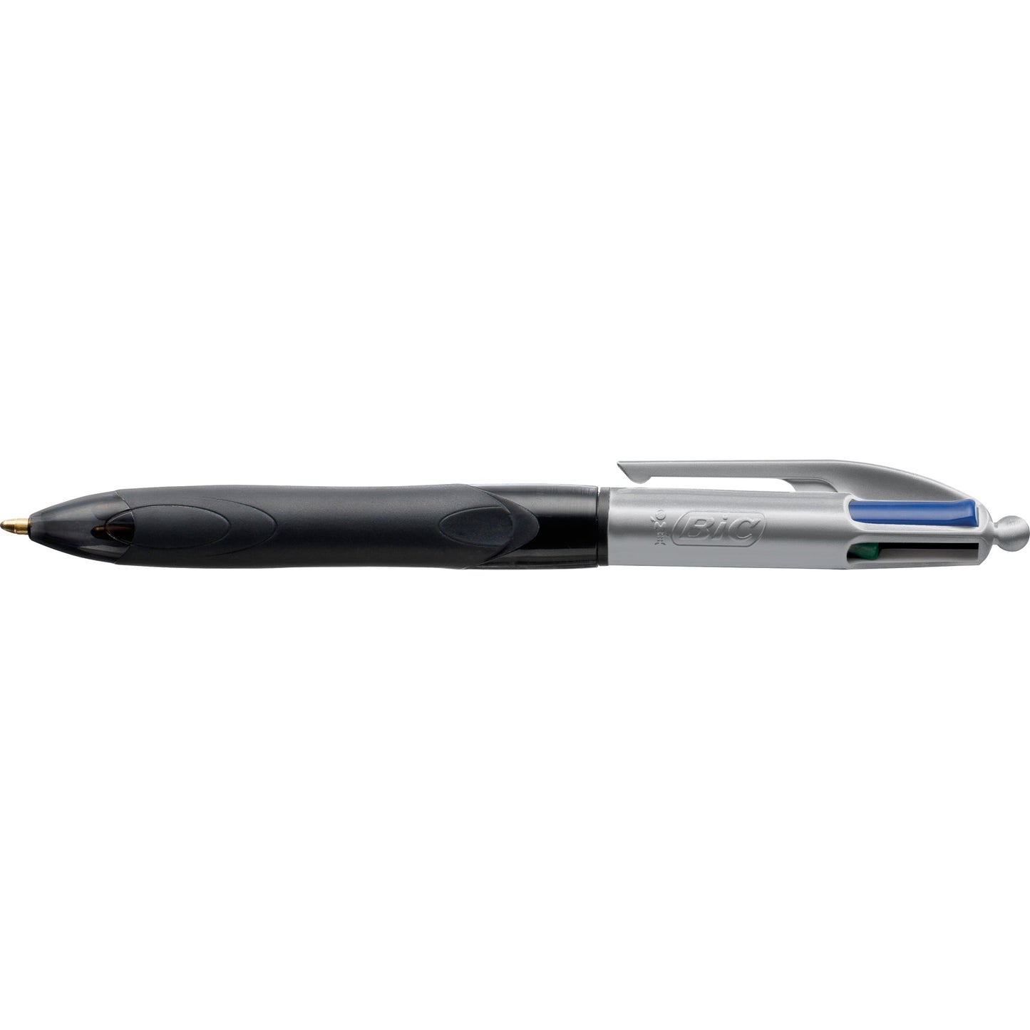BIC® Mehrfarbkugelschreiber 4 Colours® GRIP PRO 0,4mm rot, blau, grün, schwarz Druckmechanik dokumentenecht