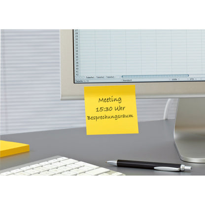 Post-it® Haftnotiz Super Sticky Notes Carnival Collection 47,6 x 47,6 mm (B x H) je 4 x ultragelb, limonengrün, powerpink 90 Bl./Block 12 Block/Pack.