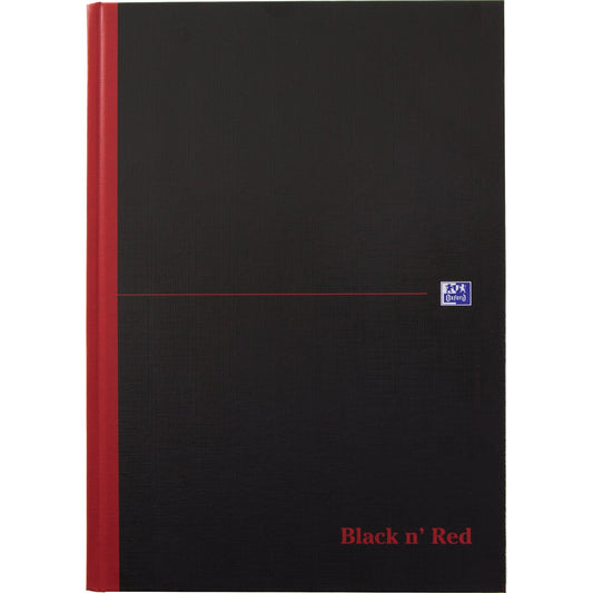Oxford Notizbuch Black n' Red DIN A4 kariert schwarz/rot 96 Bl.