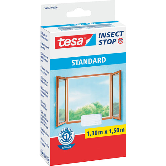 tesa® Fliegengitter 130 x 150 cm (B x H) UV-beständig weiß
