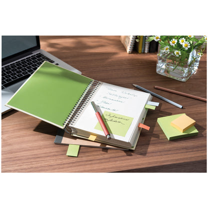 Post-it® Haftnotiz Recycling Notes 76 x 76 mm (B x H) gelb 100 Bl./Block 6 Block/Pack.