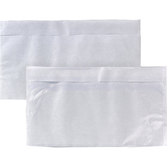 BONG Dokumententasche DIN lang 110 x 240 mm (B x H) Polyethylen transparent 1.000 St./Pack.