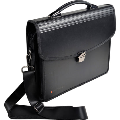Exacompta Aktentasche Exatravel® Außenmaße: 38 x 26 x 5 cm (B x H x T) Steckverschluss Polypropylen schwarz