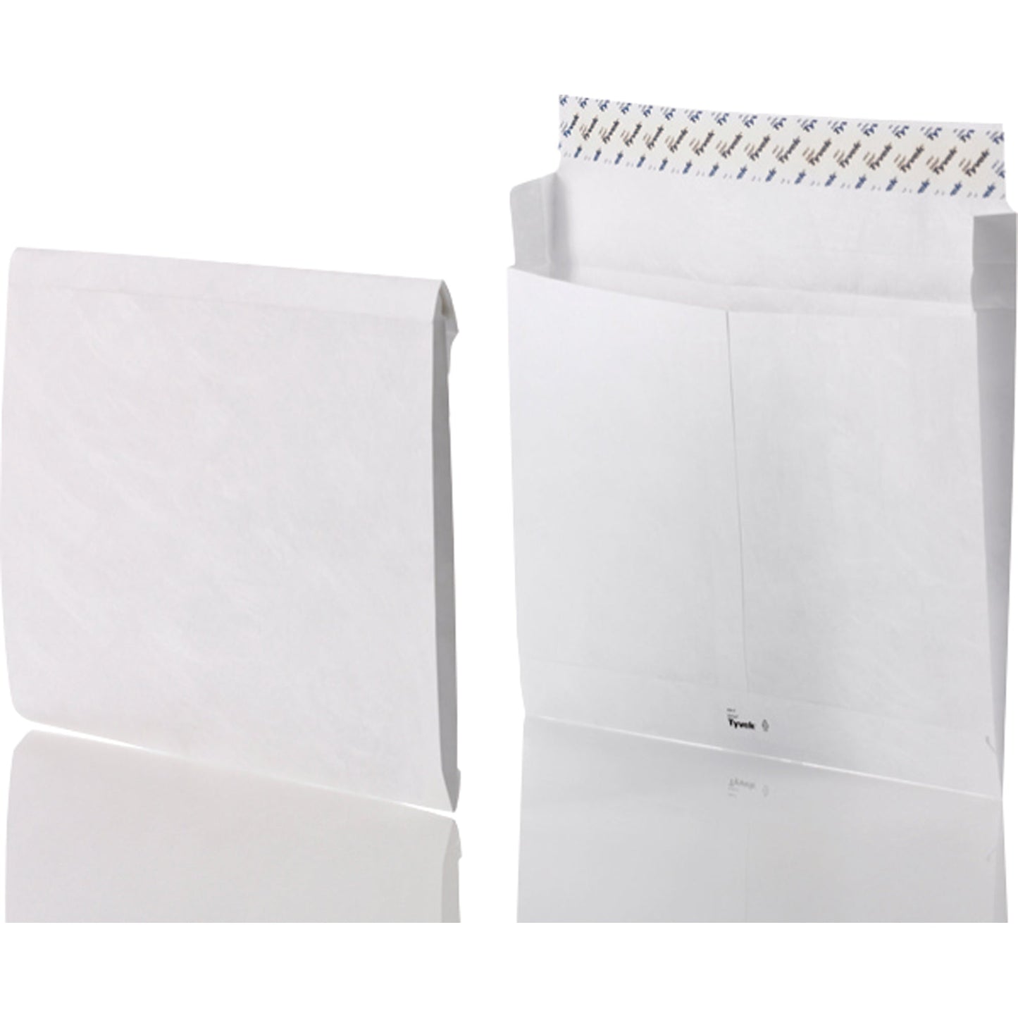 Tyvek® Faltentasche 326 x 318 mm (B x H) ohne Fenster 68g/m² mit Haftklebung Tyvek® weiß
