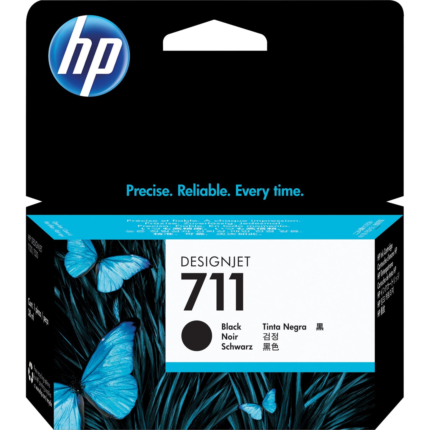 HP Tintenpatrone Originalzubehör 711 schwarz 38ml