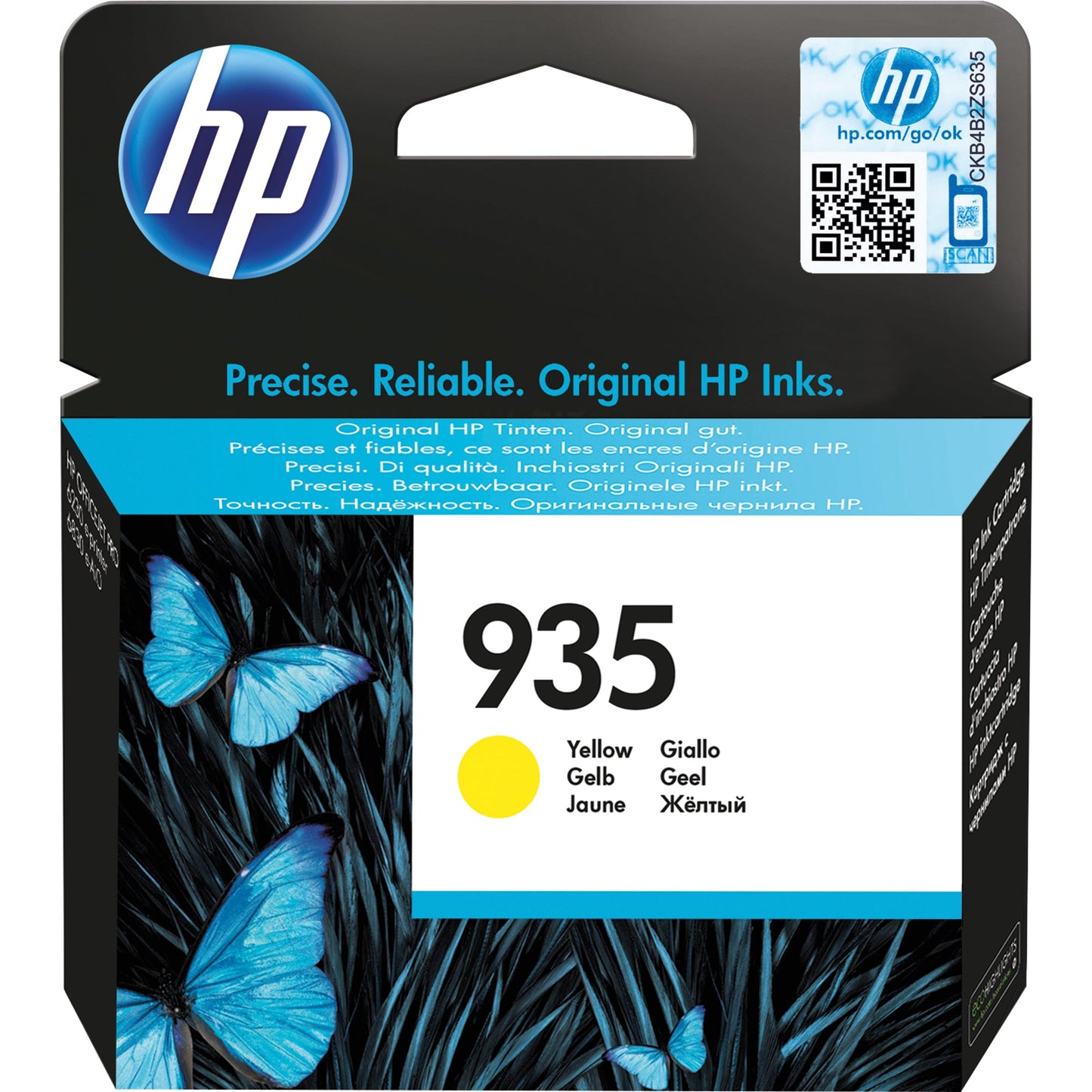 HP Tintenpatrone Originalzubehör 935 ca. 400 Seiten gelb 4,5ml