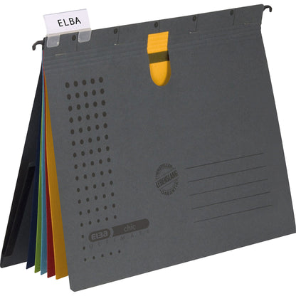 ELBA Hängehefter chic ULTIMATE DIN A4 240g/m² Karton anthrazit 3 St./Pack.