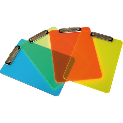 MAUL Klemmbrett MAULneon 22,6 x 31,8 cm (B x H) DIN A4 Kunststoff grün transparent