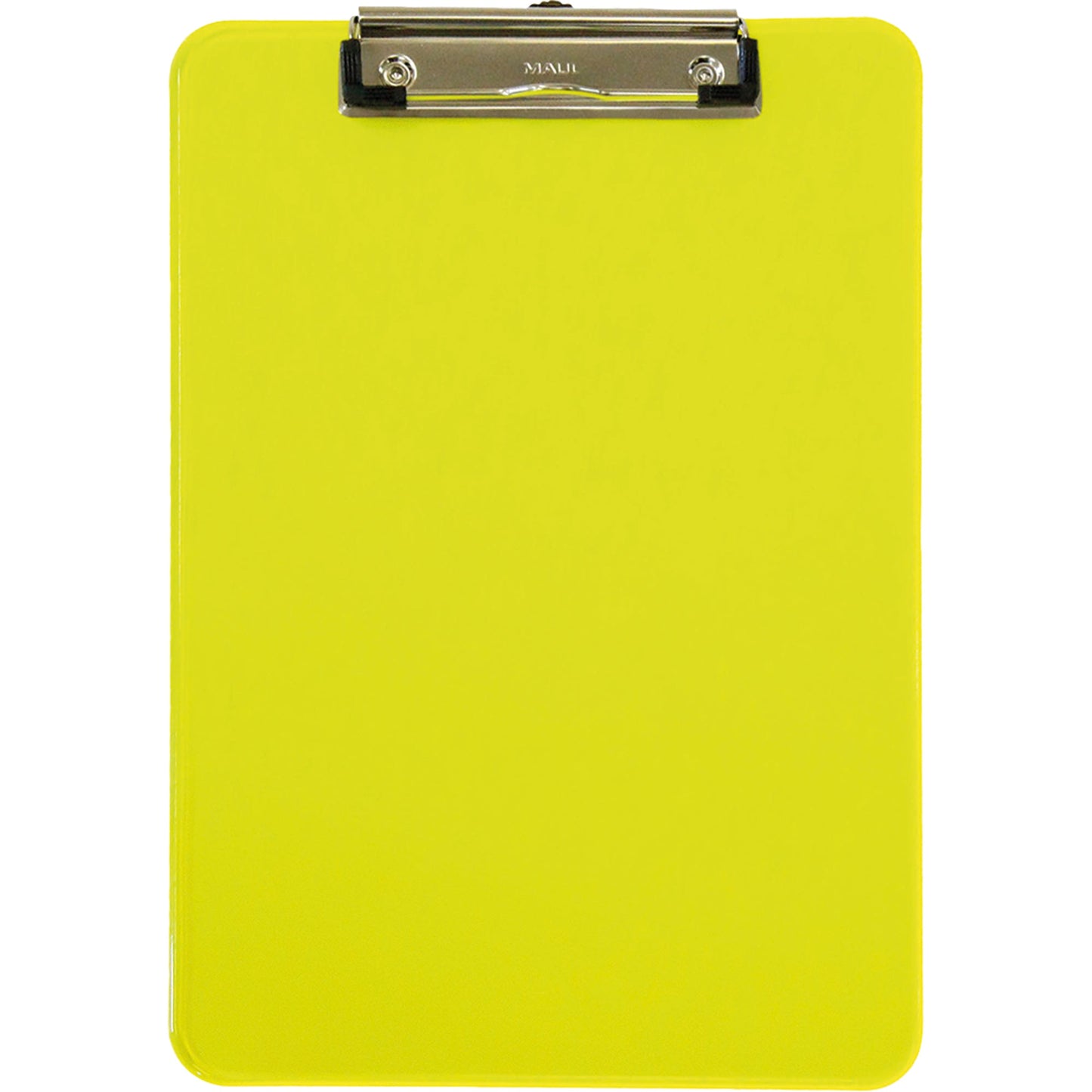 MAUL Klemmbrett MAULneon 22,6 x 31,8 cm (B x H) DIN A4 Kunststoff gelb transparent