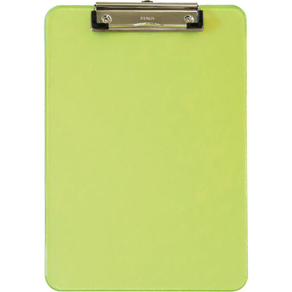 MAUL Klemmbrett MAULneon 22,6 x 31,8 cm (B x H) DIN A4 Kunststoff grün transparent