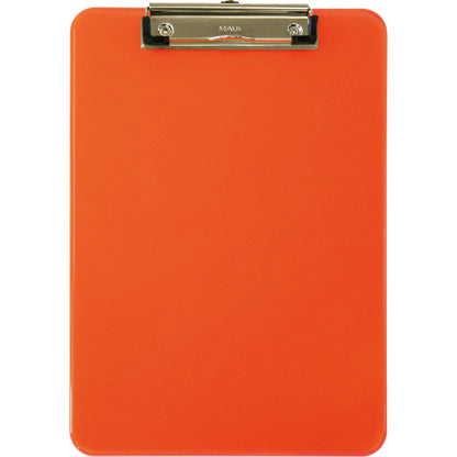 MAUL Klemmbrett MAULneon 22,6 x 31,8 cm (B x H) DIN A4 Kunststoff orange transparent