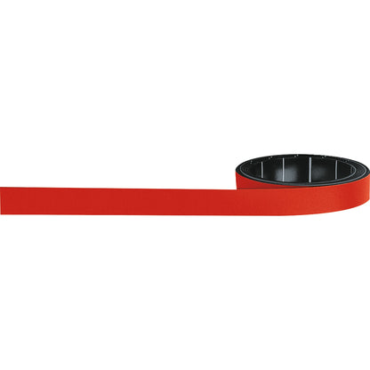 magnetoplan® Magnetband magnetoflex 10 mm x 1 m (B x L) Gummi, magnetisiert rot