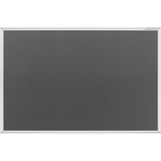magnetoplan® Pinnwand Design SP 120 x 90 cm (B x H) Maße der Oberfläche: 116 x 86 cm (B x H) Filz Material des Rahmens: Aluminium grau