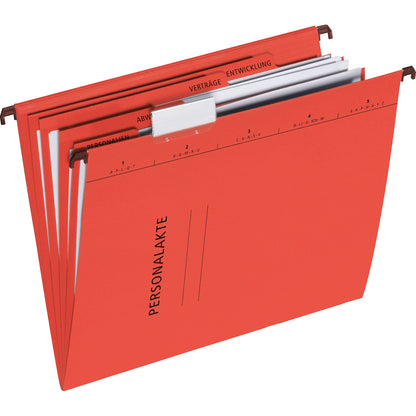 PAGNA Personalmappe DIN A4 240g/m² mit Organisationsaufdruck Karton rot