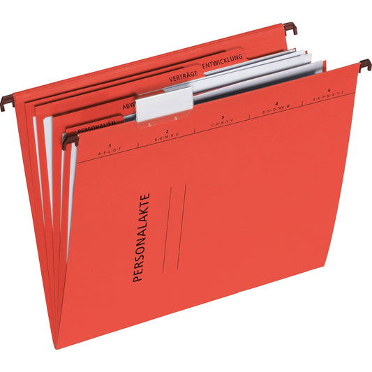 PAGNA Personalmappe DIN A4 240g/m² mit Organisationsaufdruck Karton rot