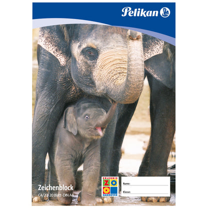 Pelikan Zeichenblock DIN A4 100g/m² 20 Bl.