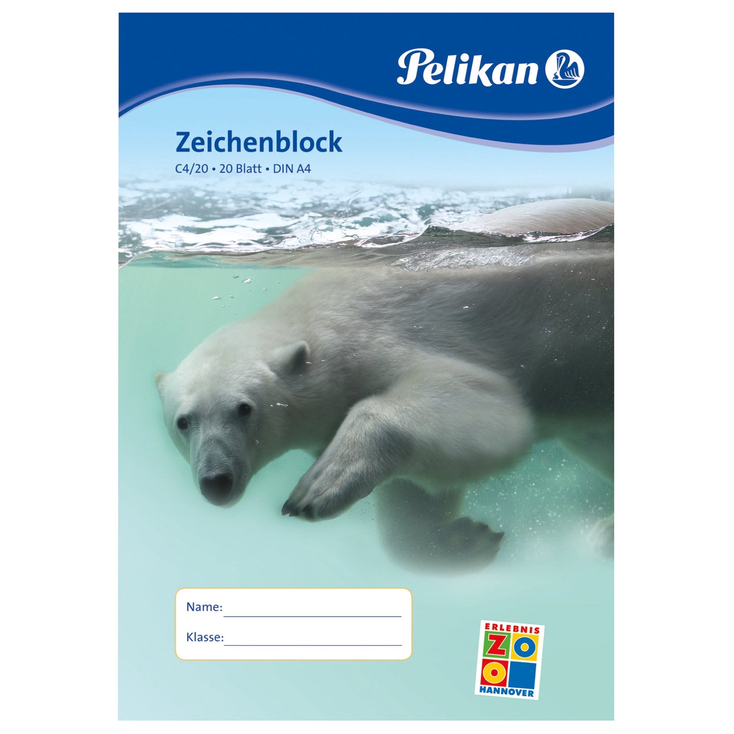 Pelikan Zeichenblock DIN A4 100g/m² 20 Bl.