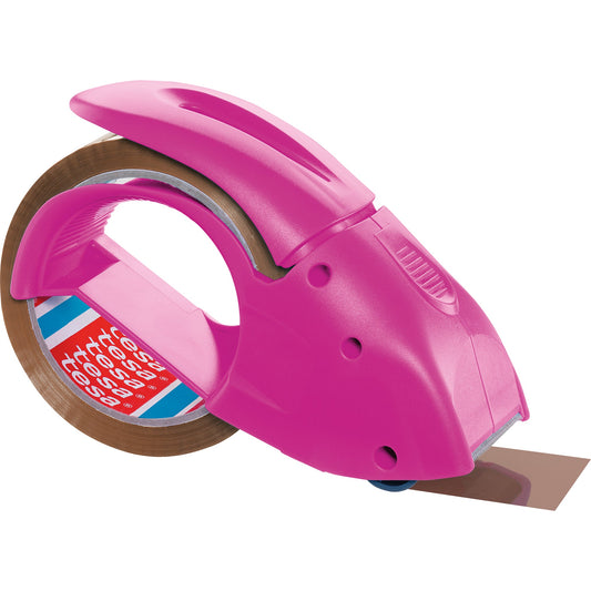 tesa® Packbandabroller PACK ´n´ GO® ABS Kunststoff pink