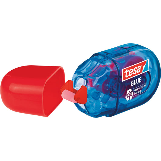 tesa® Kleberoller Mini 5 mm x 6 m (B x L) nicht nachfüllbar blau